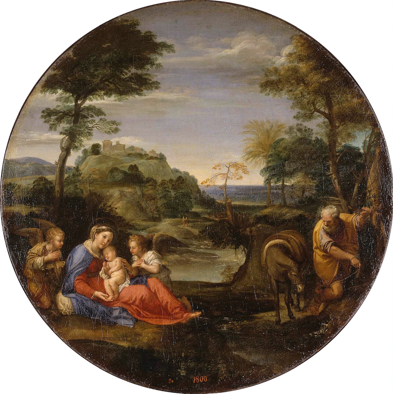 聖家族」、c1604。 作： Annibale Carracci