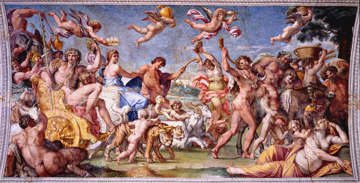 バッカスとアリアドネの凱旋 作： Annibale Carracci