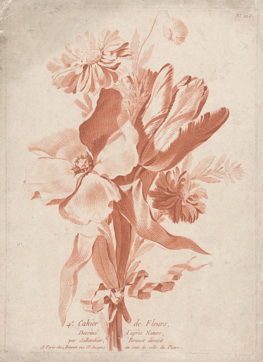 フラワーズ 4e Cahier de Fleurs (オブジェクトのシリーズ タイトル) 作： 匿名