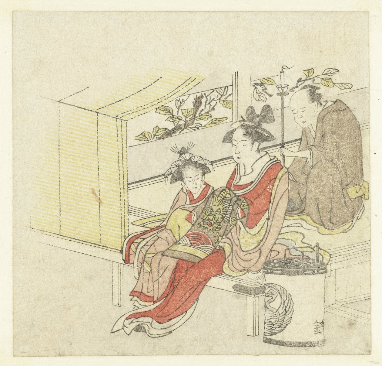 花魁と使用人 作： 匿名