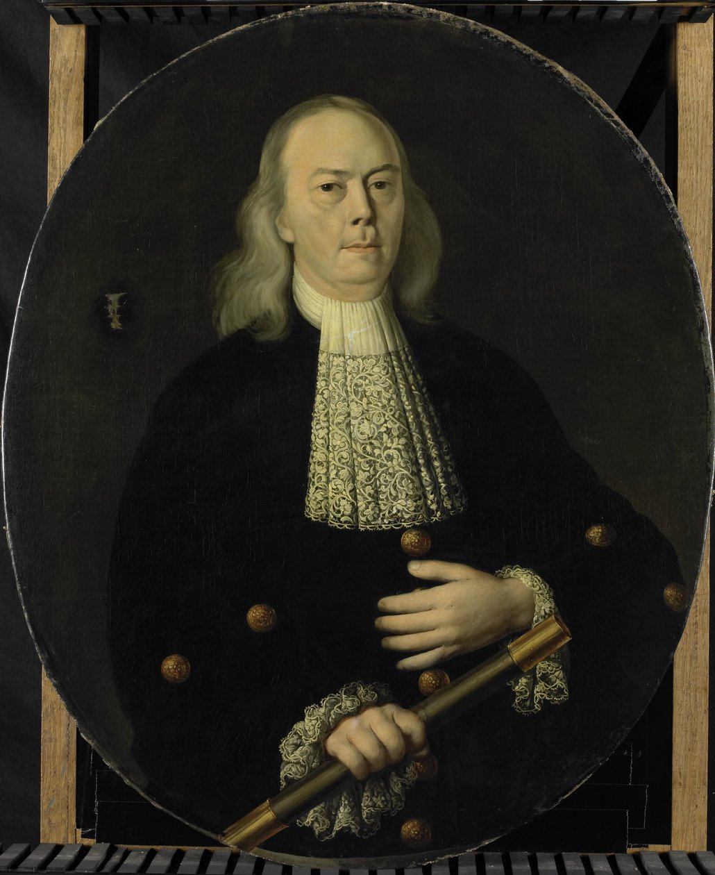 アブラハム・ファン・リーベックの肖像 (1653-1713) 作： 匿名