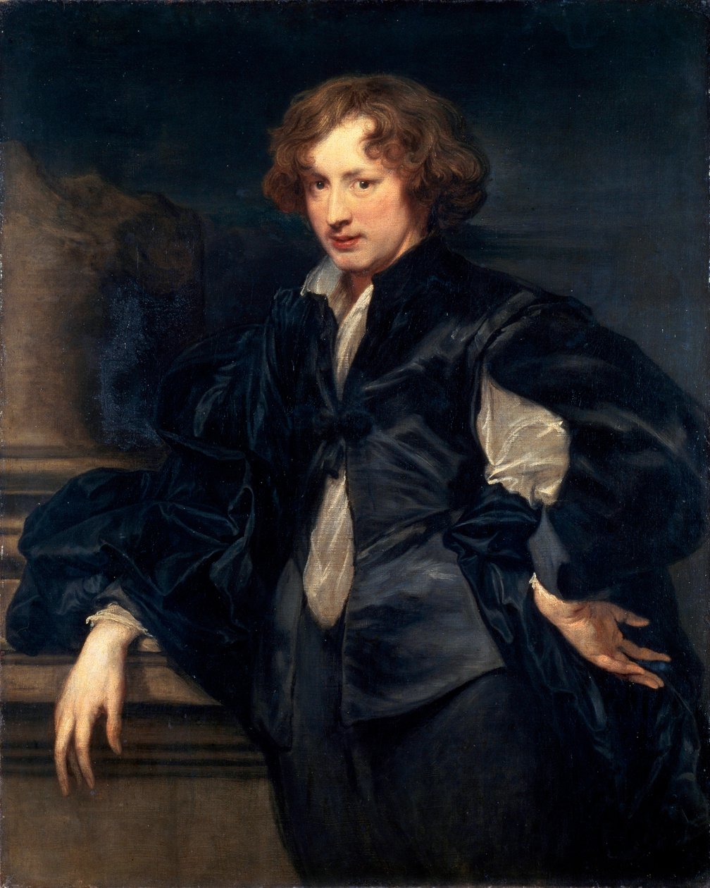 自画像、1622-1625。 作： アンソニー・ヴァン・ダイク