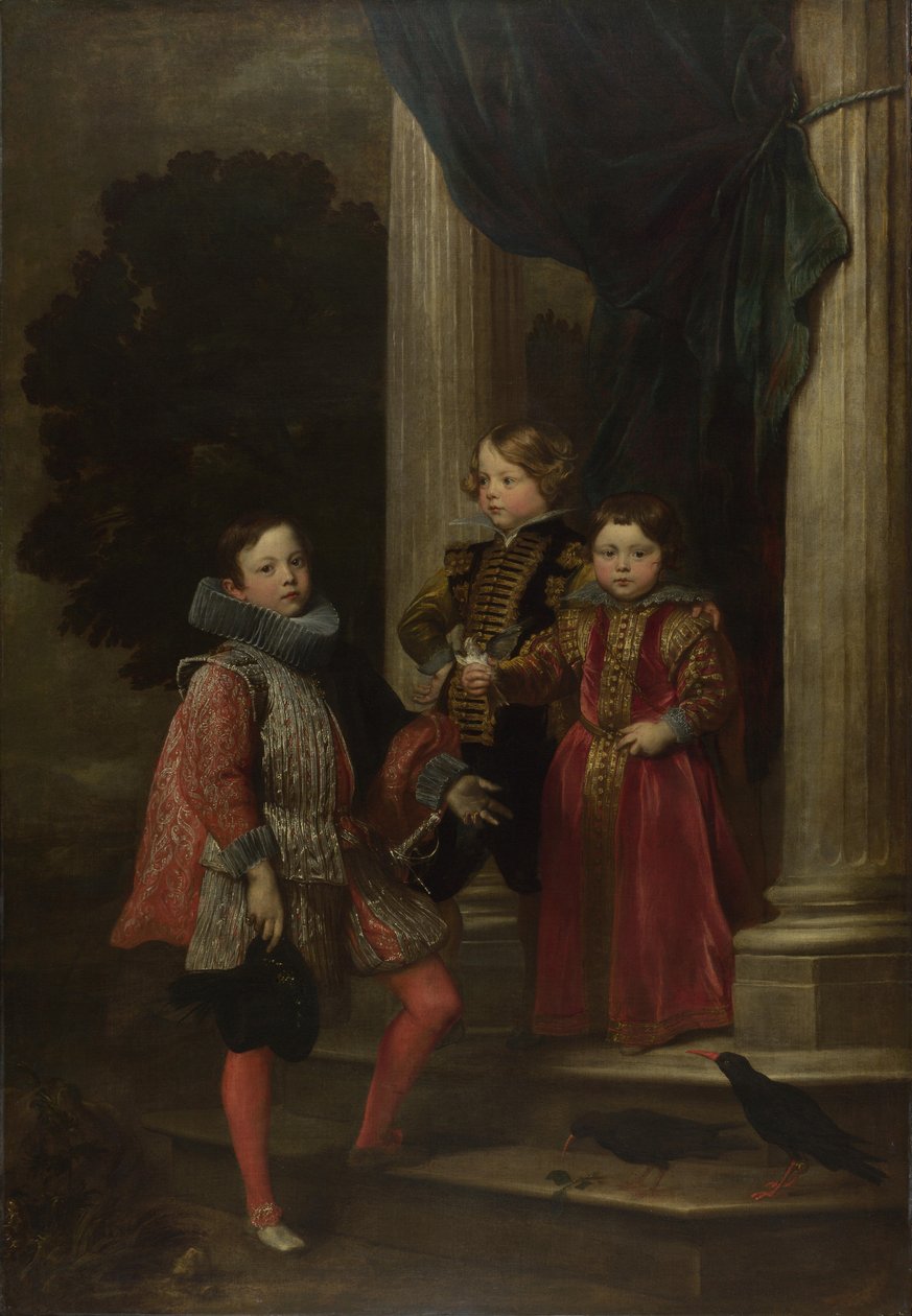 バルビの子供たち、c。 1626年 作： アンソニー・ヴァン・ダイク
