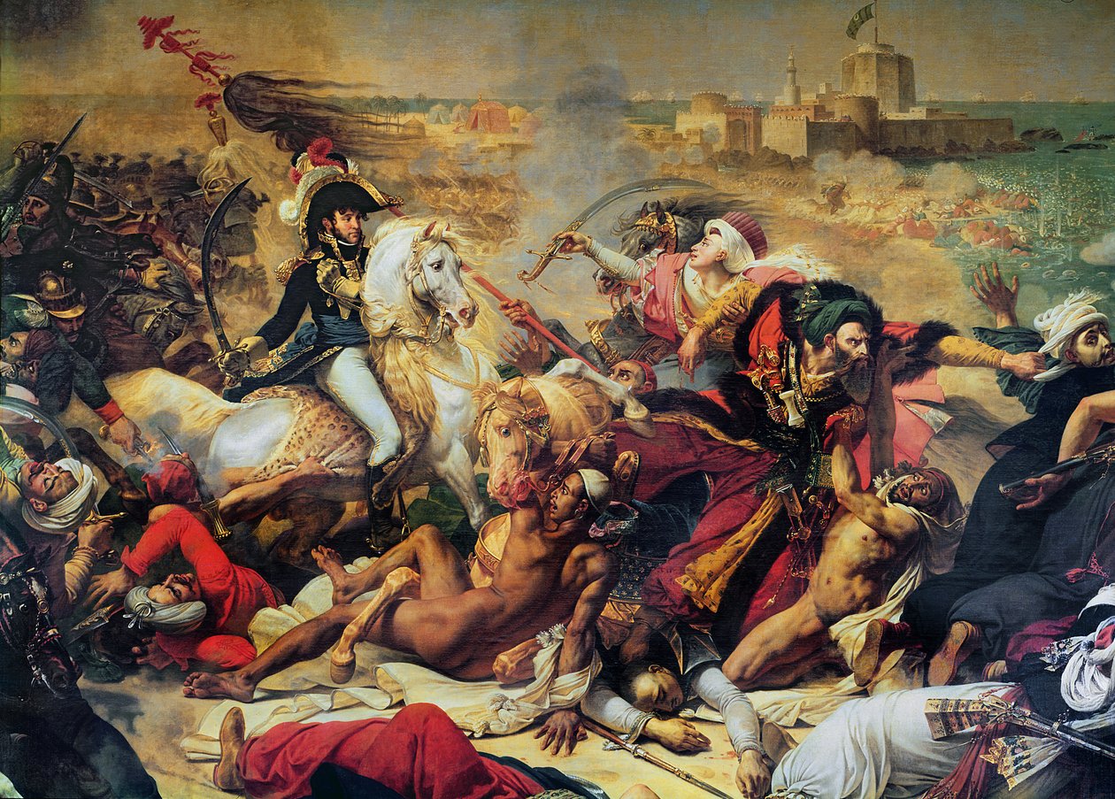 1799年7月25日、アブキールの戦い 作： アントワーヌ・ジャン・グロ