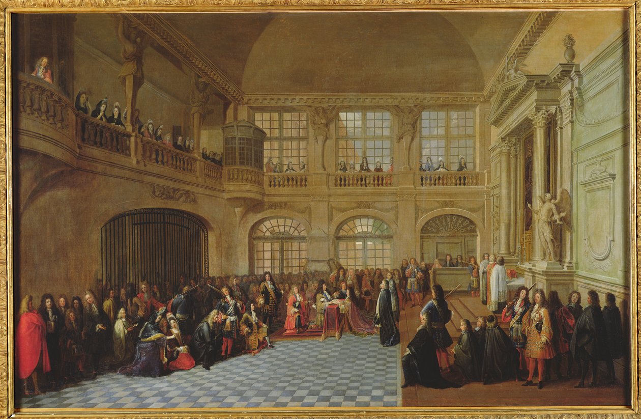 フィリップドクルシヨン（1638〜1720年）1695年、17世紀後半にルイ14世（1638〜1715年）に誓いを誓ったダンゴー侯爵 作： アントワーヌ・ペゼイ