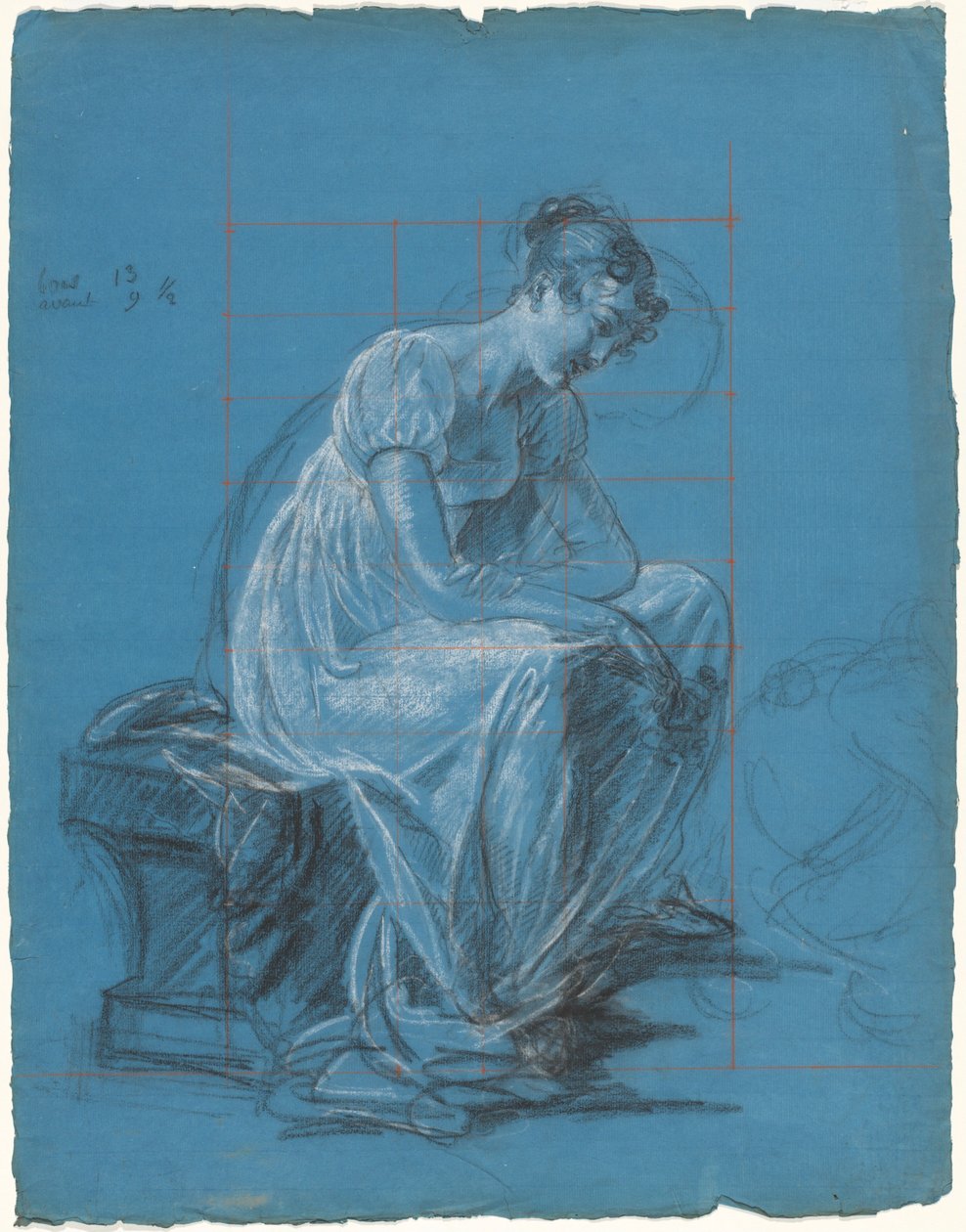 座っている女性 (直腸) 作： Antoine Toussaint de Chazal