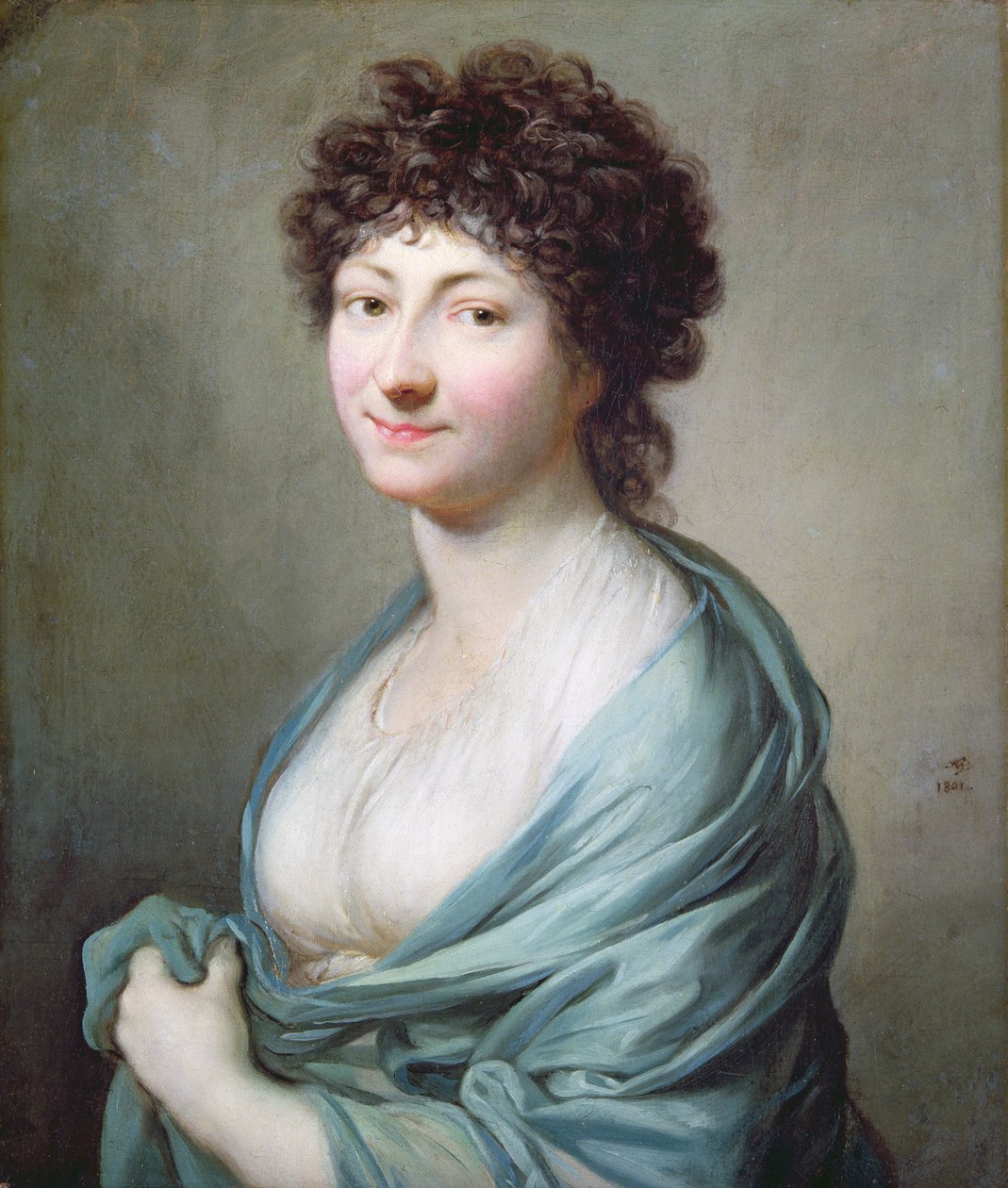 The Daughter：Portrait of Caroline Susanne Graff（b.1781）、1801 作： アントングラフ