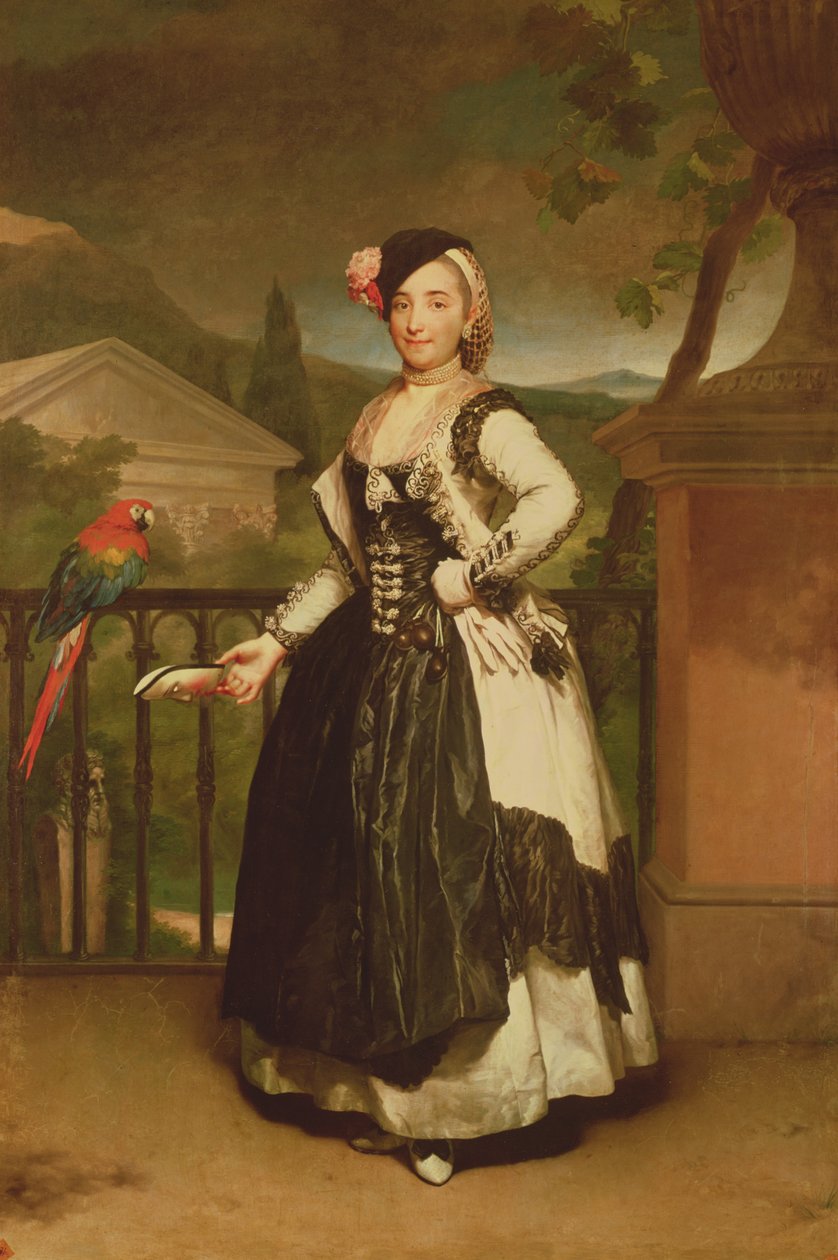 リャノの行進、c.1770-75 作： アントン・ラファエル・メングス