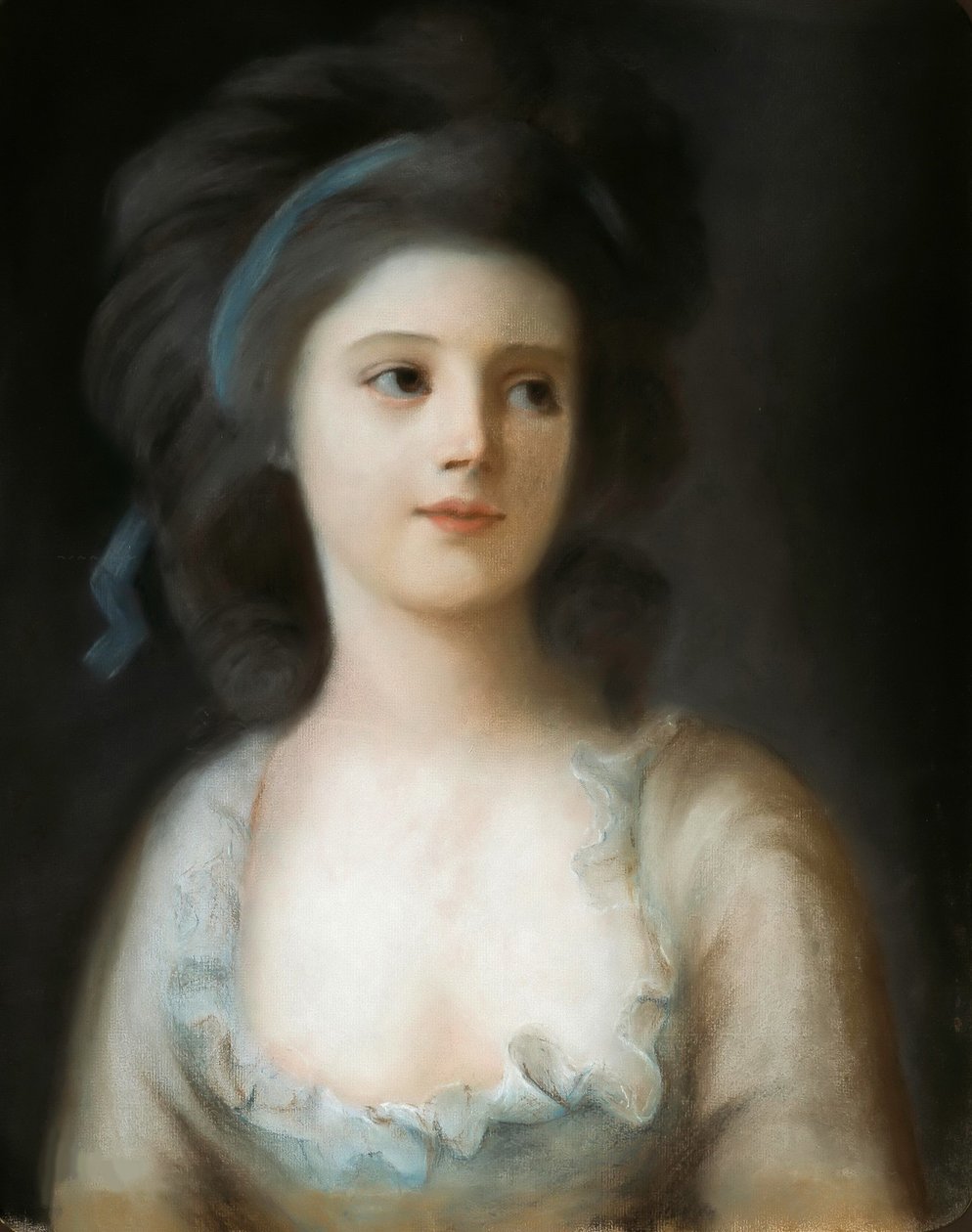 ゾフィアポトカウィット伯爵夫人の肖像1760-1822。 作： アントングラフ