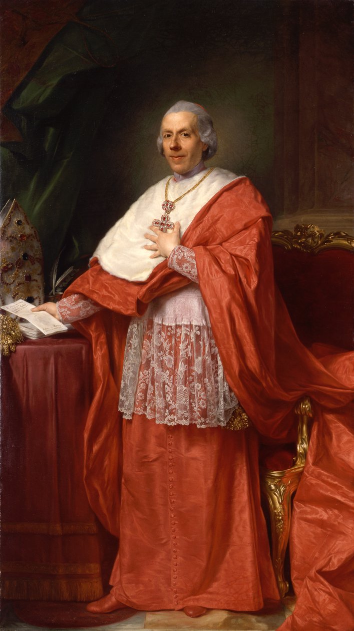 カーディナル・ムッツィオ・ガロ（1721？1801）、1785 作： アントンフォンマロン
