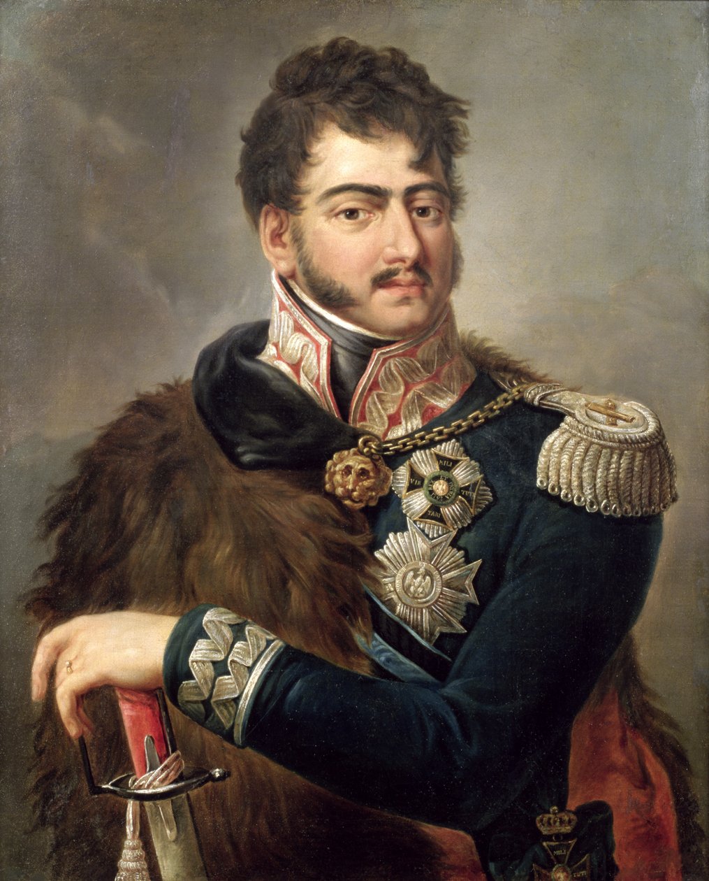 ジョセフ・ポニアトウスキー王子（1763-1813）1810年頃 作： アントニ・ブロドフスキ