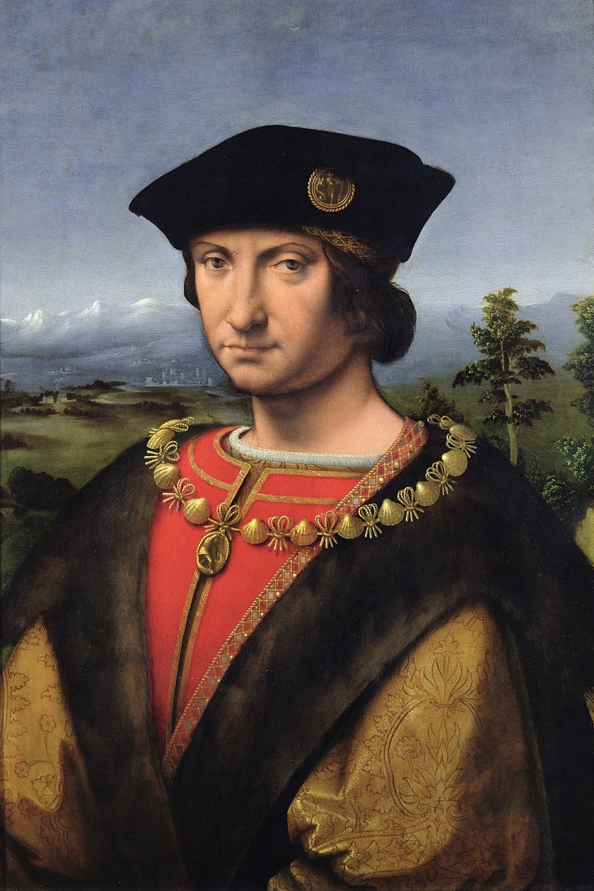 シャルル・ダンボワーズ（1471-1511）元帥の肖像 作： アントニオ・ダ・ソラリオ