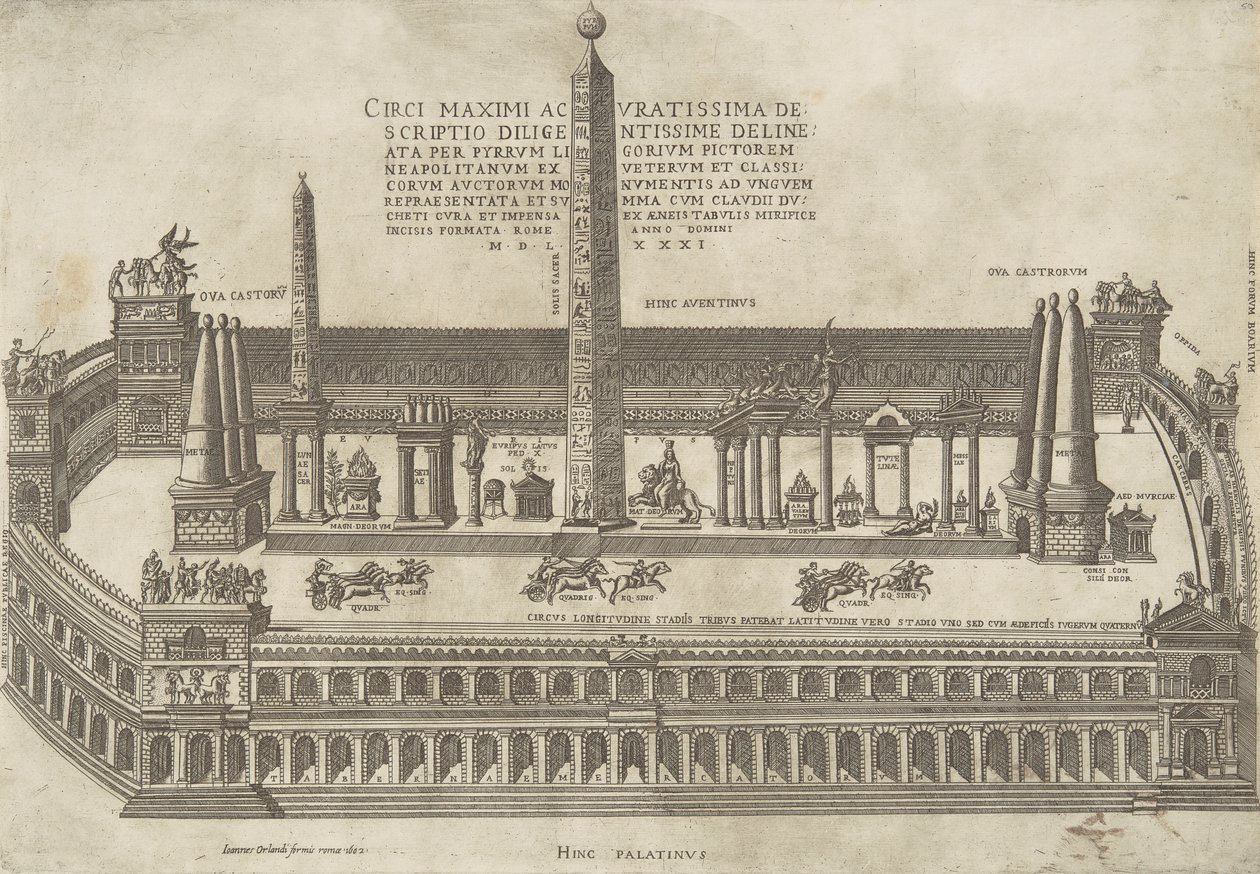 Circus Maximus の非常に正確な説明 作： アントニオ・ラフレリ