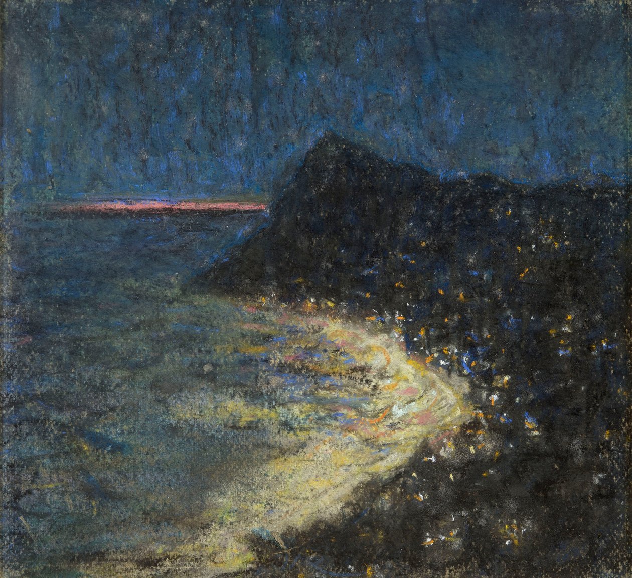 カプリ島の夜のモチーフ 作： アリライクマ