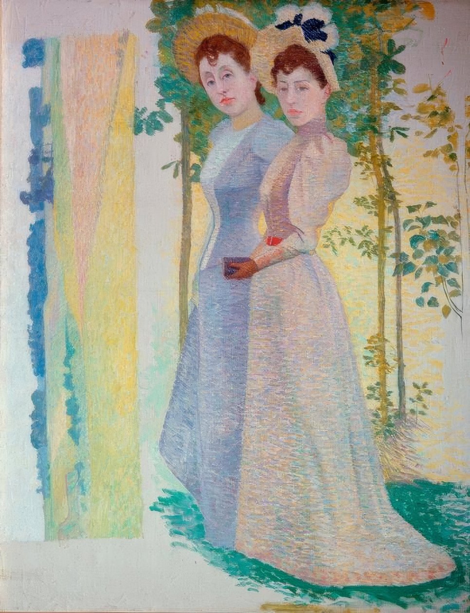 A.Maillol、風景の中の2人の女性 作： アリスティド・マイヨール