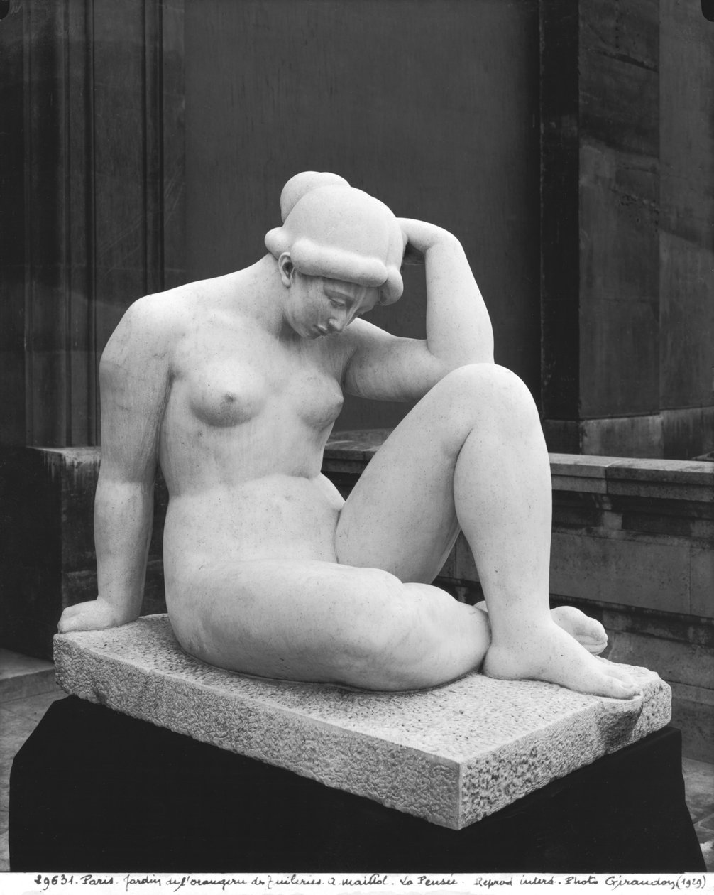 地中海、または思想、1923年（189420も参照）（大理石） 作： アリスティド・マイヨール