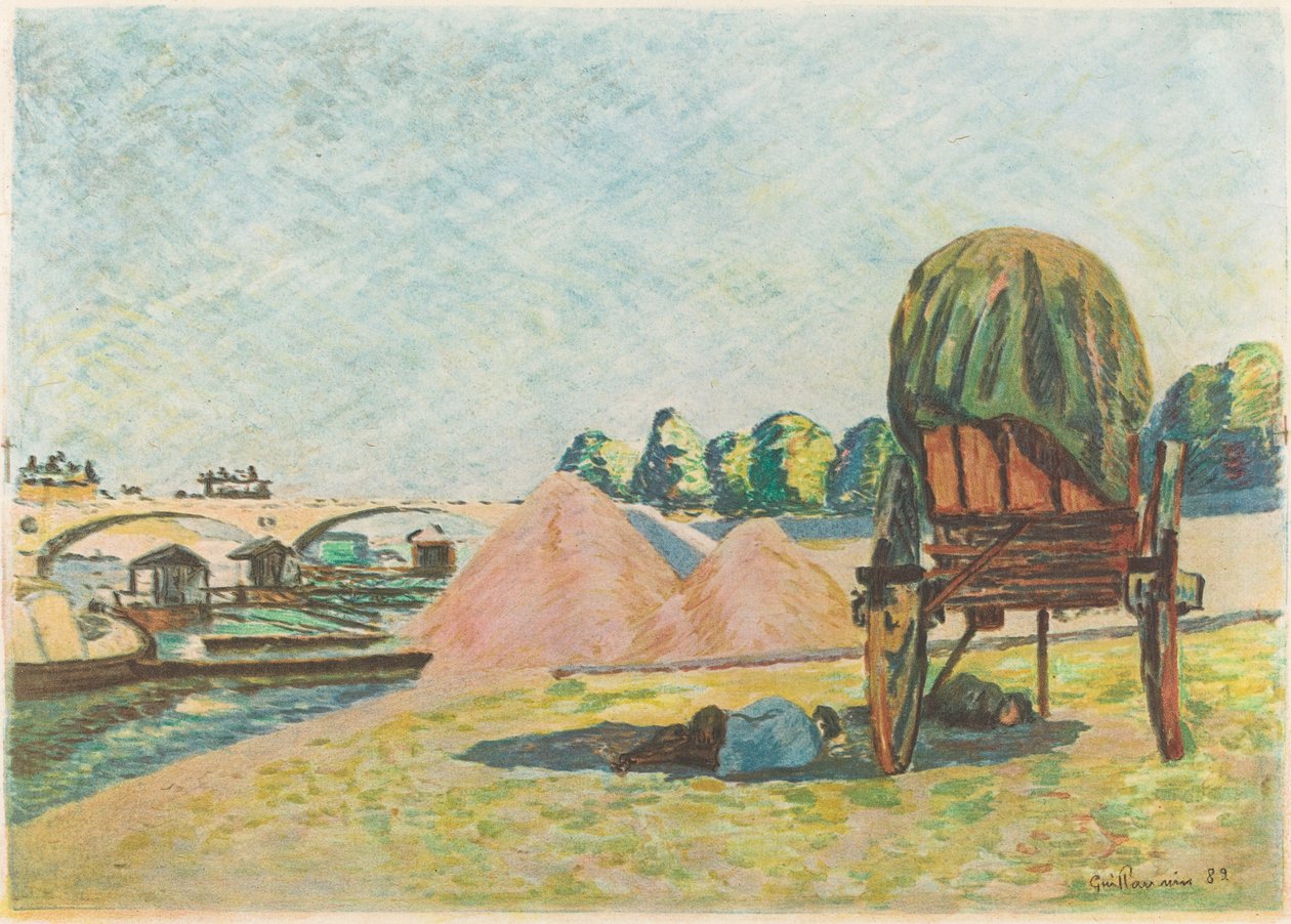 風景、1882年。 作： アルマン・ギヨマン