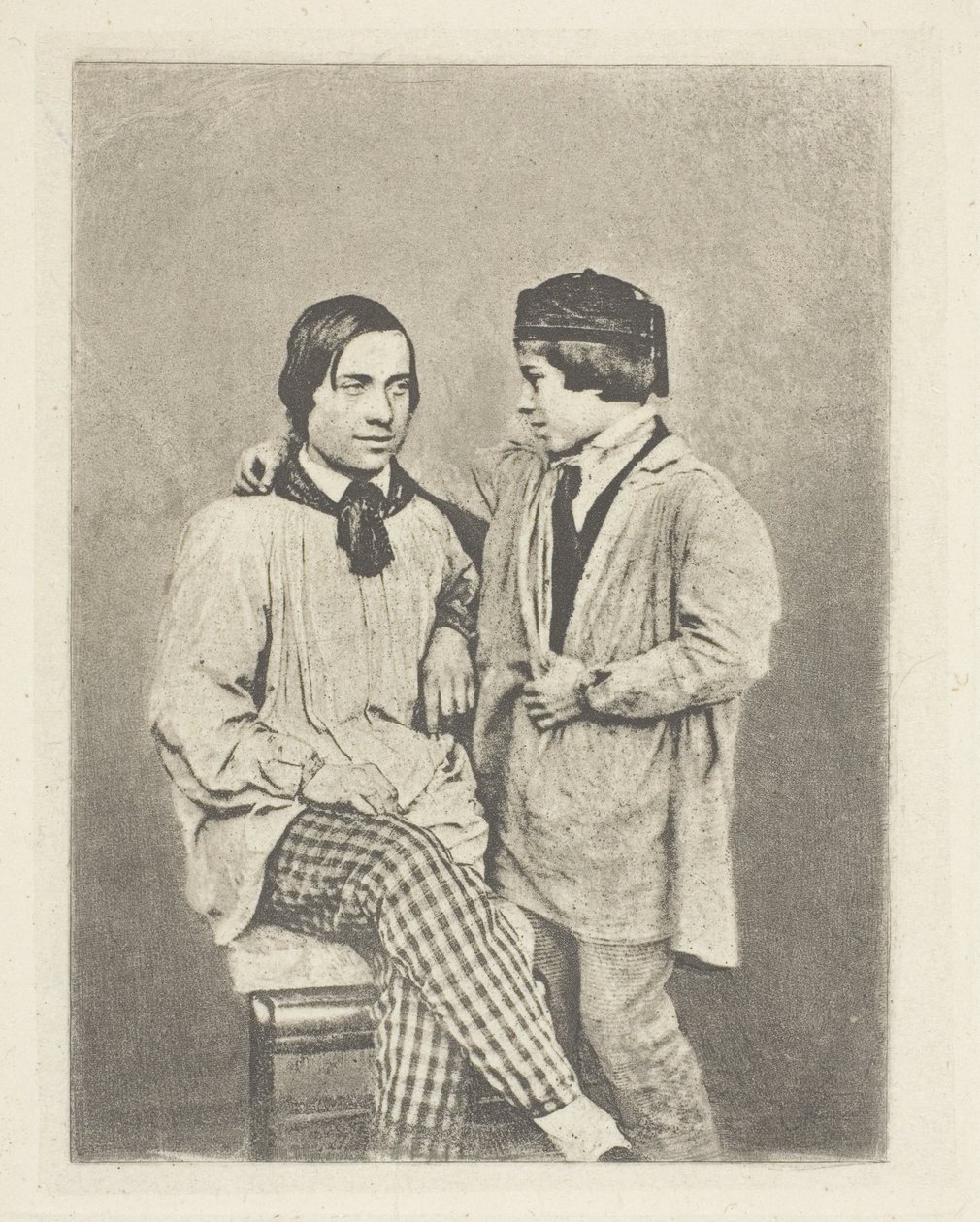 農民の父と息子 作： Armand-Hippolyte-Louis Fizeau
