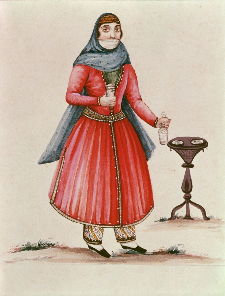 アルメニアの衣装c.1840（紙にトイレ） 作： アルメニア学校