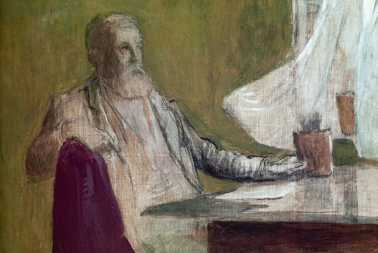 自画像、1893-95 作： アーノルド・ベックリン