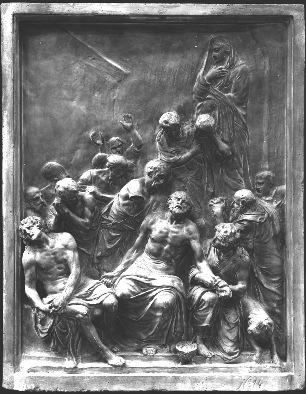 ソクラテスの死（紀元前470-399年） 作： アーノルドまたはアートゥス・ザ・エルダー・ケリンI