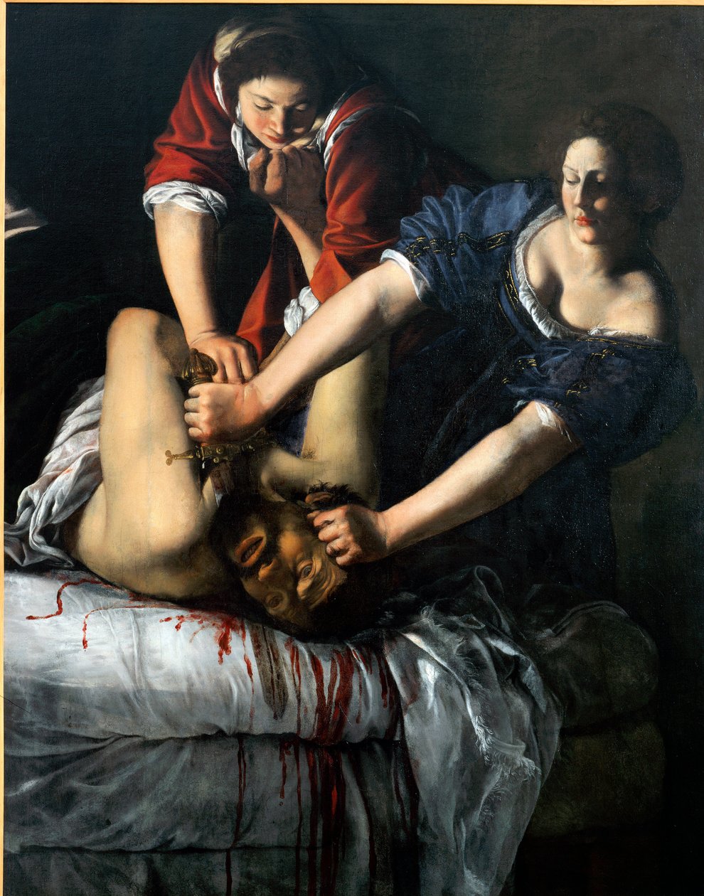 ユディットとホロフェルネス(油彩・キャンバス 作： Artemisia Gentileschi