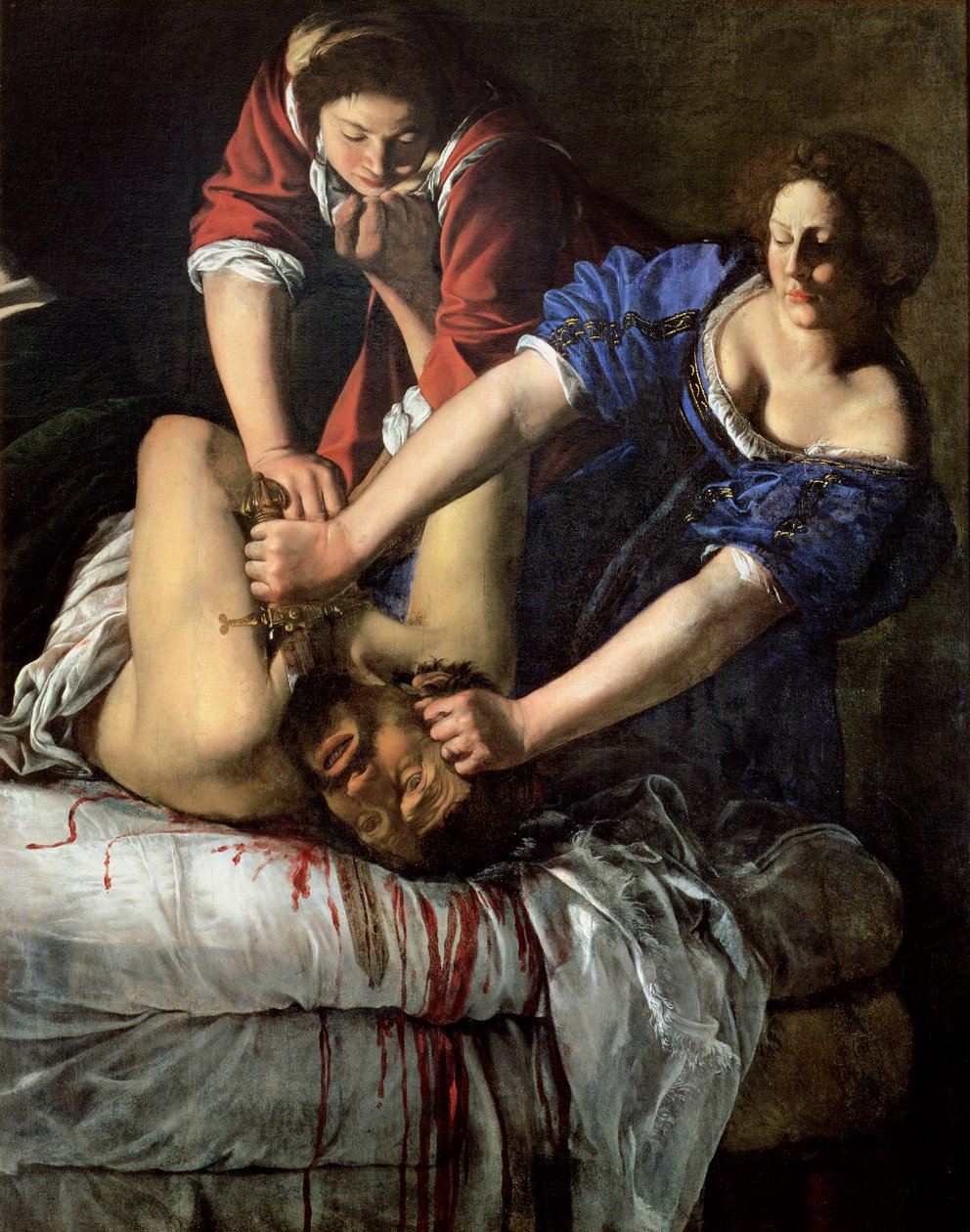ジュディスとホロフェルネス（パネル） 作： Artemisia Gentileschi