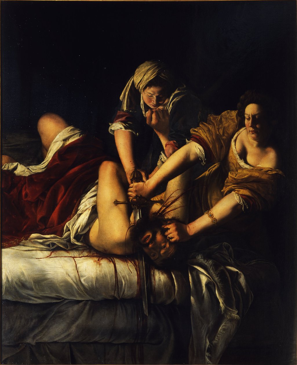 ジュディスとホロフェルネス、c。 1621 作： Artemisia Gentileschi