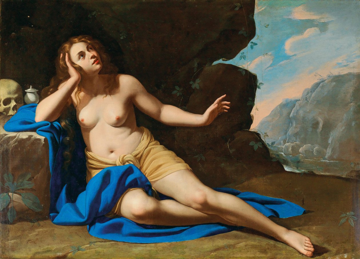 エクスタシーの聖マグダラのマリア、1640年代。 作： Artemisia Gentileschi