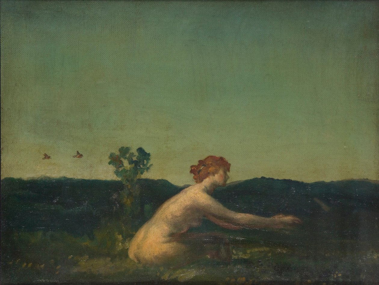 「春の夕べ」、1882～1928年 作： アーサーデイヴィス