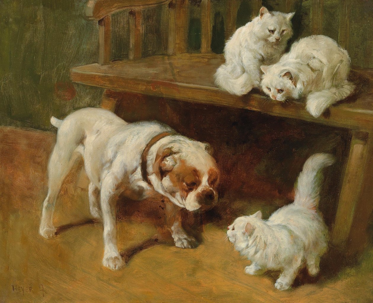 犬と猫 作： アーサー・ヘイアー