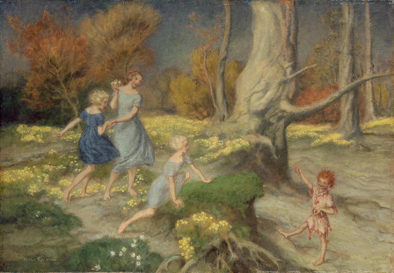Rumpelstiltskin、1923 作： アーサー・ラッカム