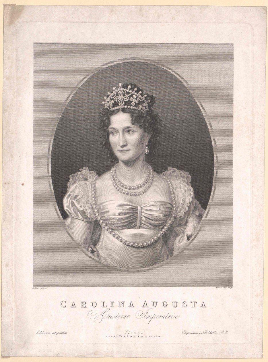 バイエルン王女（1792-1873）カロリーネ 作： アーティスト不明