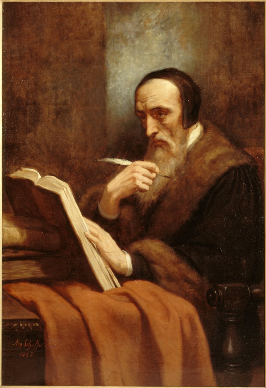 ジョン・カルバンの肖像 1509-1564, 1858. 作： アリー・シェファー