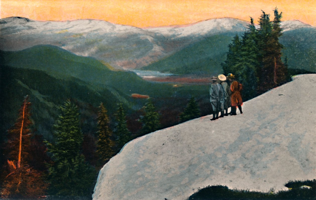 レーニア山から見下ろす、c1916 作： アサヘル・カーティス