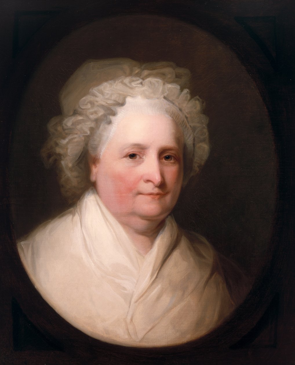 ジョージワシントン夫人の肖像、1835年（ペアについては149688を参照） 作： アッシャー・ブラウン・デュランド