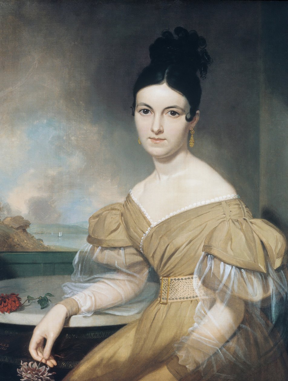 ウィンフィールドスコット夫人、1831年。 作： アッシャー・ブラウン・デュランド
