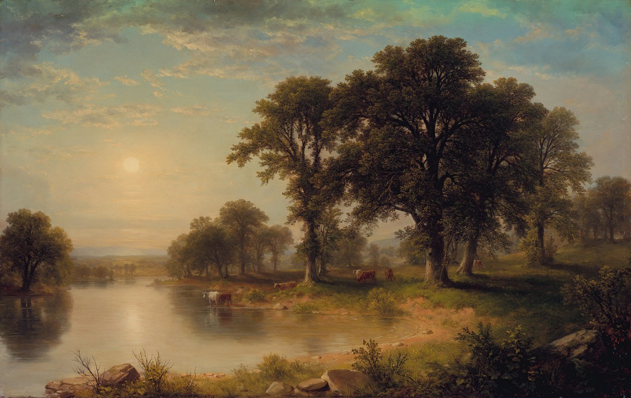 1865年夏の午後。 作： アッシャー・ブラウン・デュランド