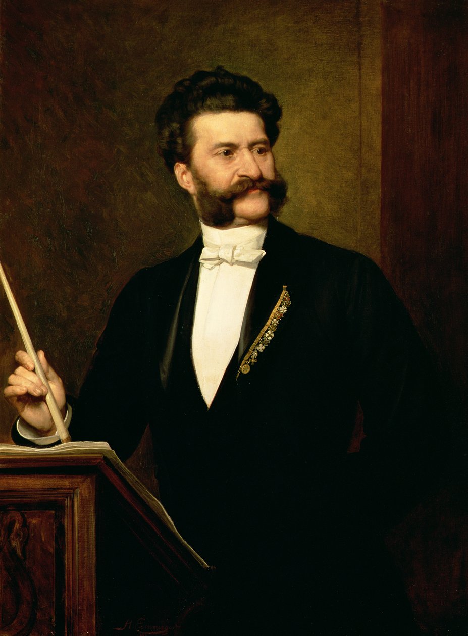 ヨハン・シュトラウス・ザ・ヤンガー、1888 作： アウグスト・アイゼンメンガー