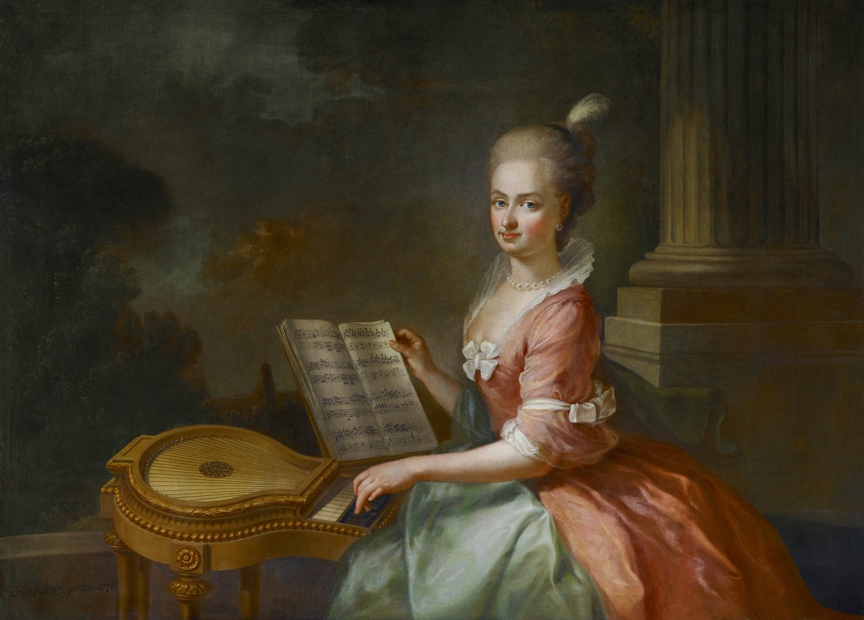 リヒテンシュタイン王女マリア・アントニア（1756-1821） 作： オーガスト・フリードリヒ・エーレンハインツ