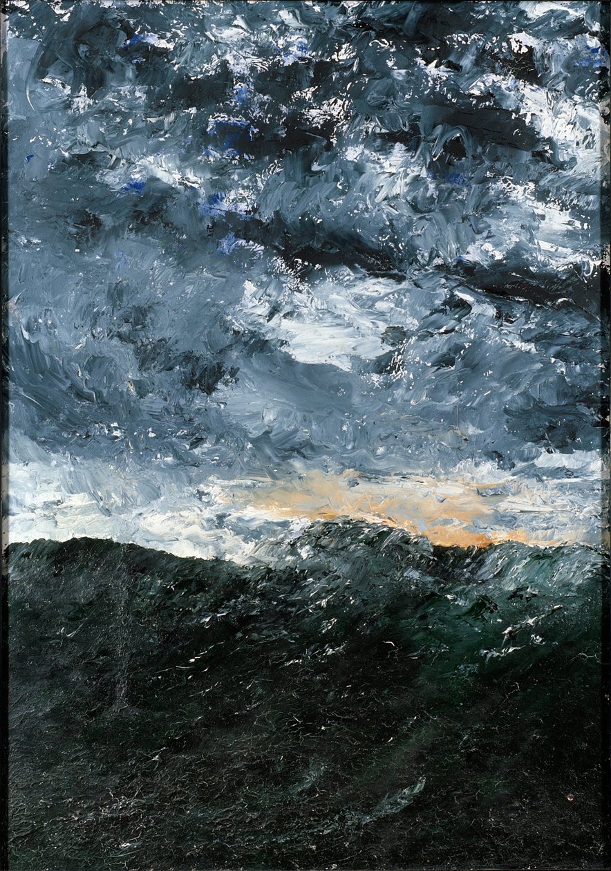 風景、海景ヴォーゲンVIII（波VIII） 作： オーガストストリンドバーグ