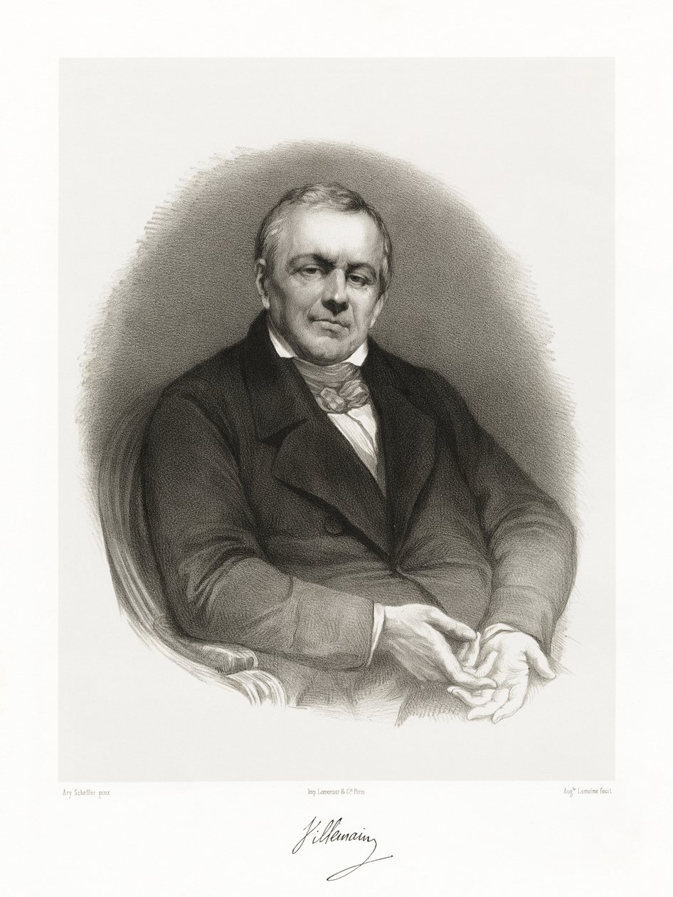 アベル・フランソワ・ヴィルメイン、1865-66 作： オーギュスト・チャールズ・ルモワン