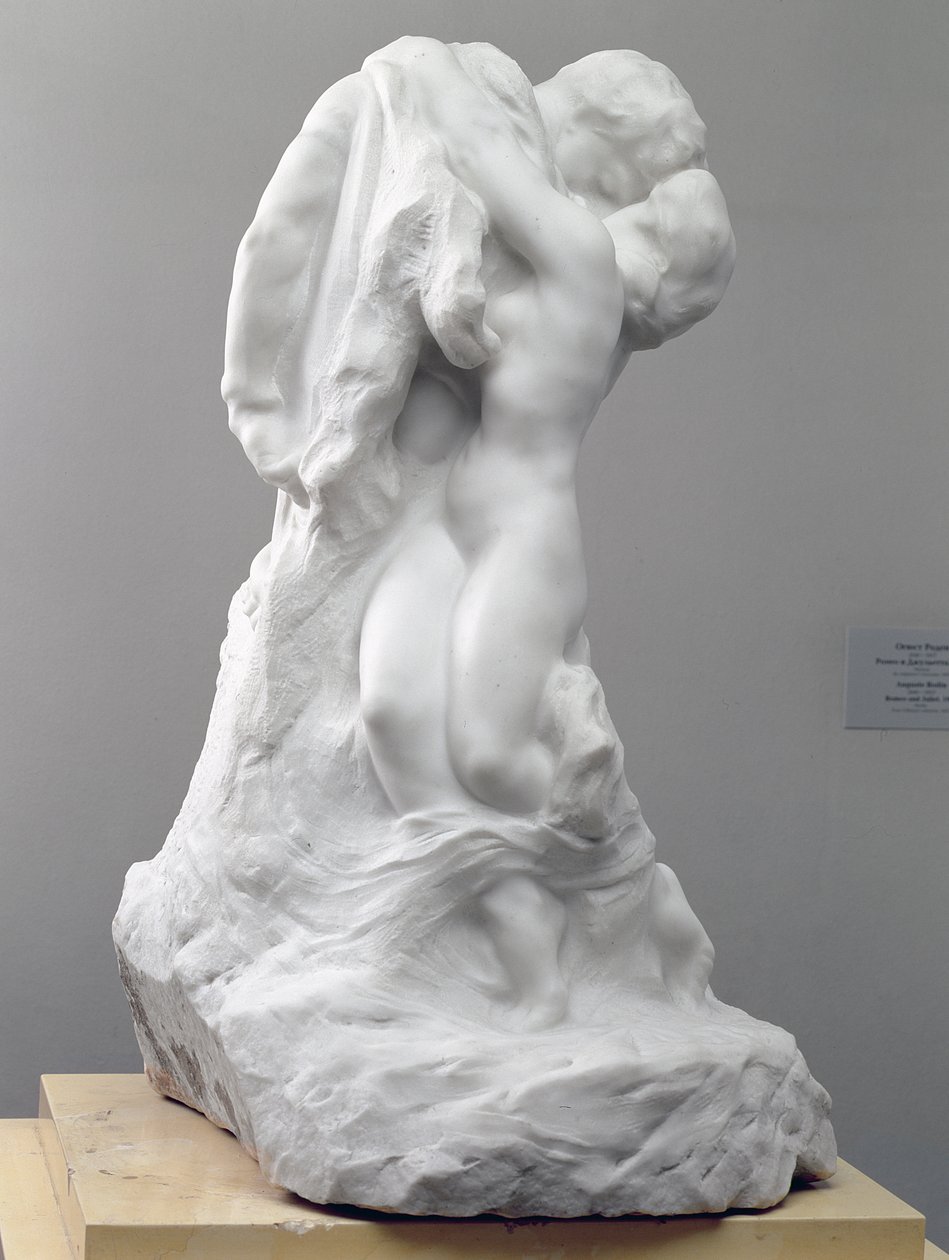 ロミオとジュリエット、1905年（大理石）（195199を参照） 作： オーギュスト・ロディン