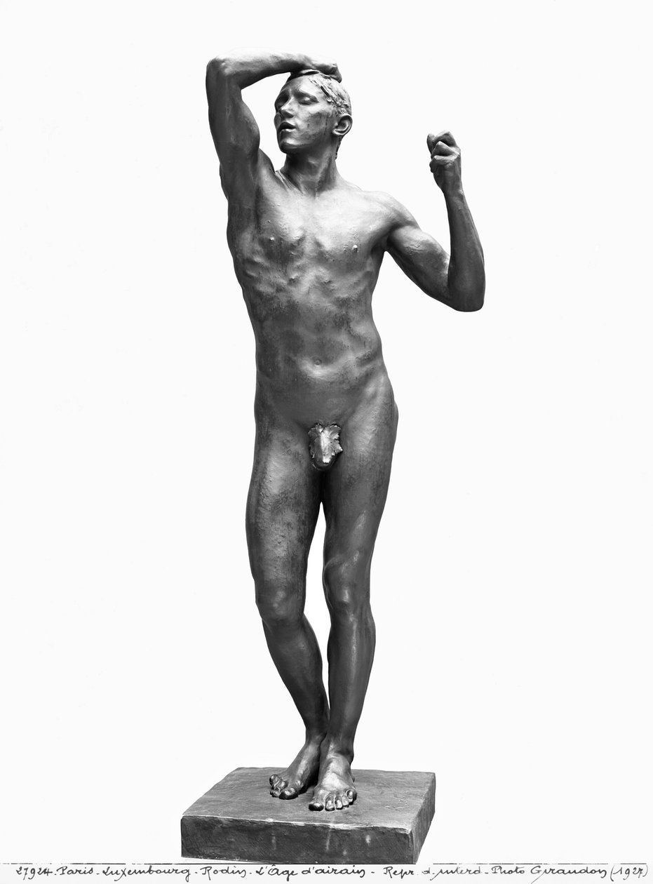 ブロンズの時代、1877年以降（ブロンズ）（279785-86も参照） 作： オーギュスト・ロディン