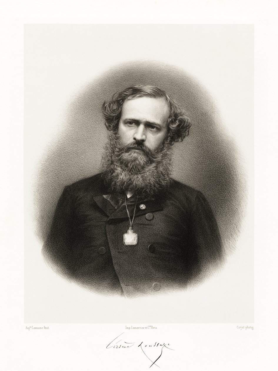 アルセーヌ・フセ、1865-66 作： オーギュスト・チャールズ・ルモワン