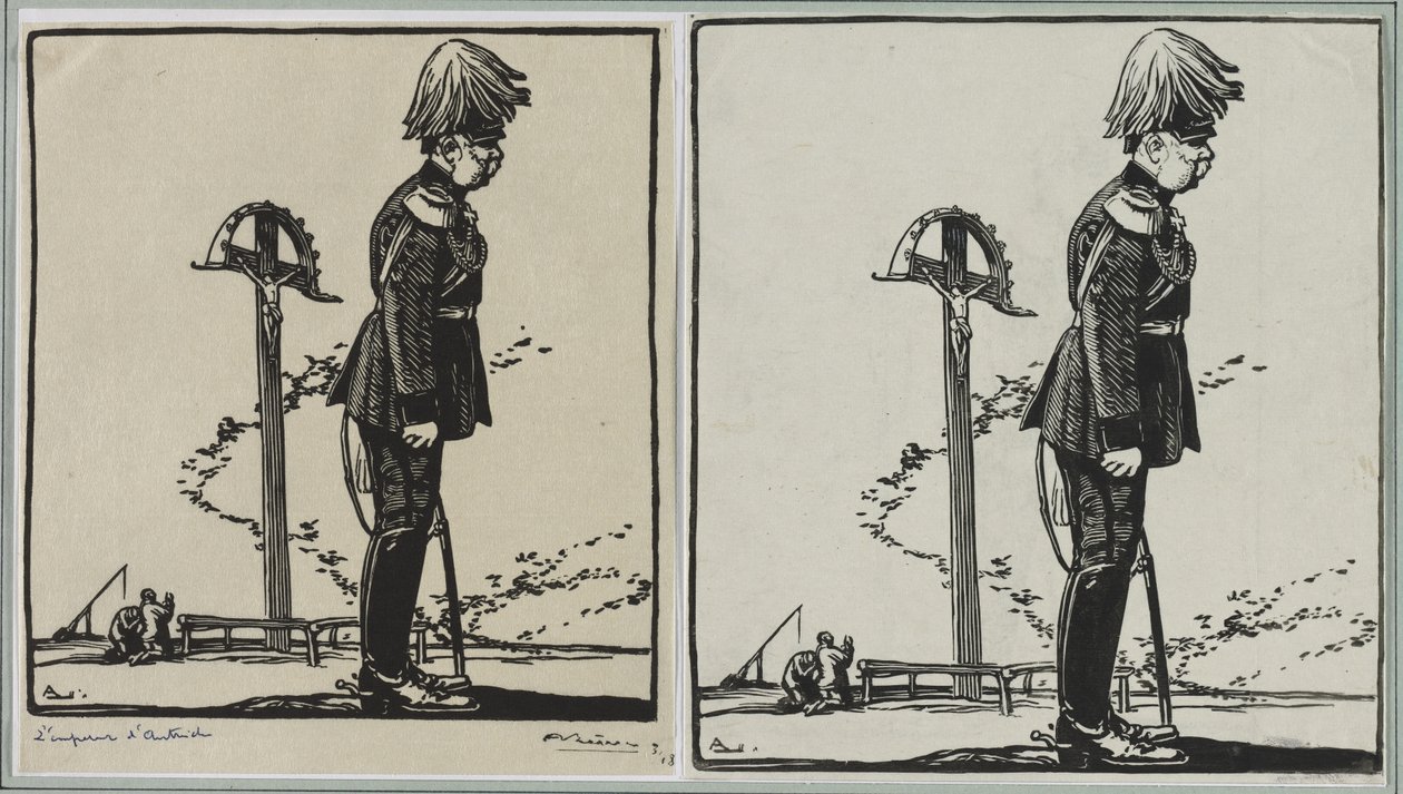 LEmpereur dAutriche、1914年。 作： オーギュスト・ルイ・ルペール