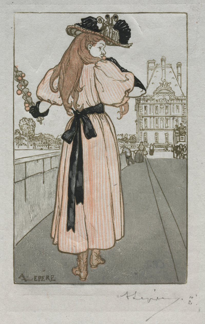 パリ年鑑、1897年：春 作： オーギュスト・ルイ・ルペール