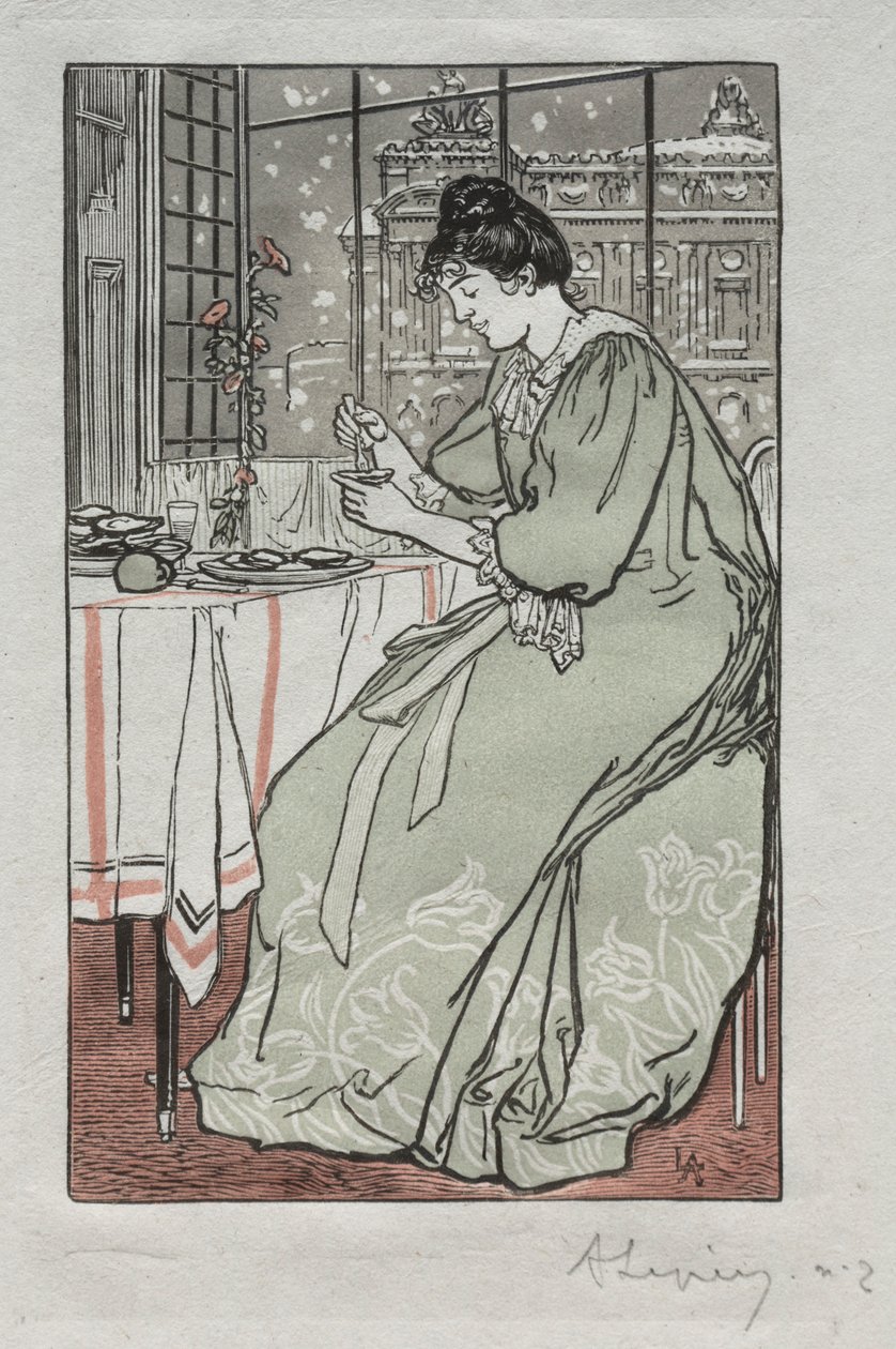 パリアルマナック、1897年：冬、1897年。 作： オーギュスト・ルイ・ルペール