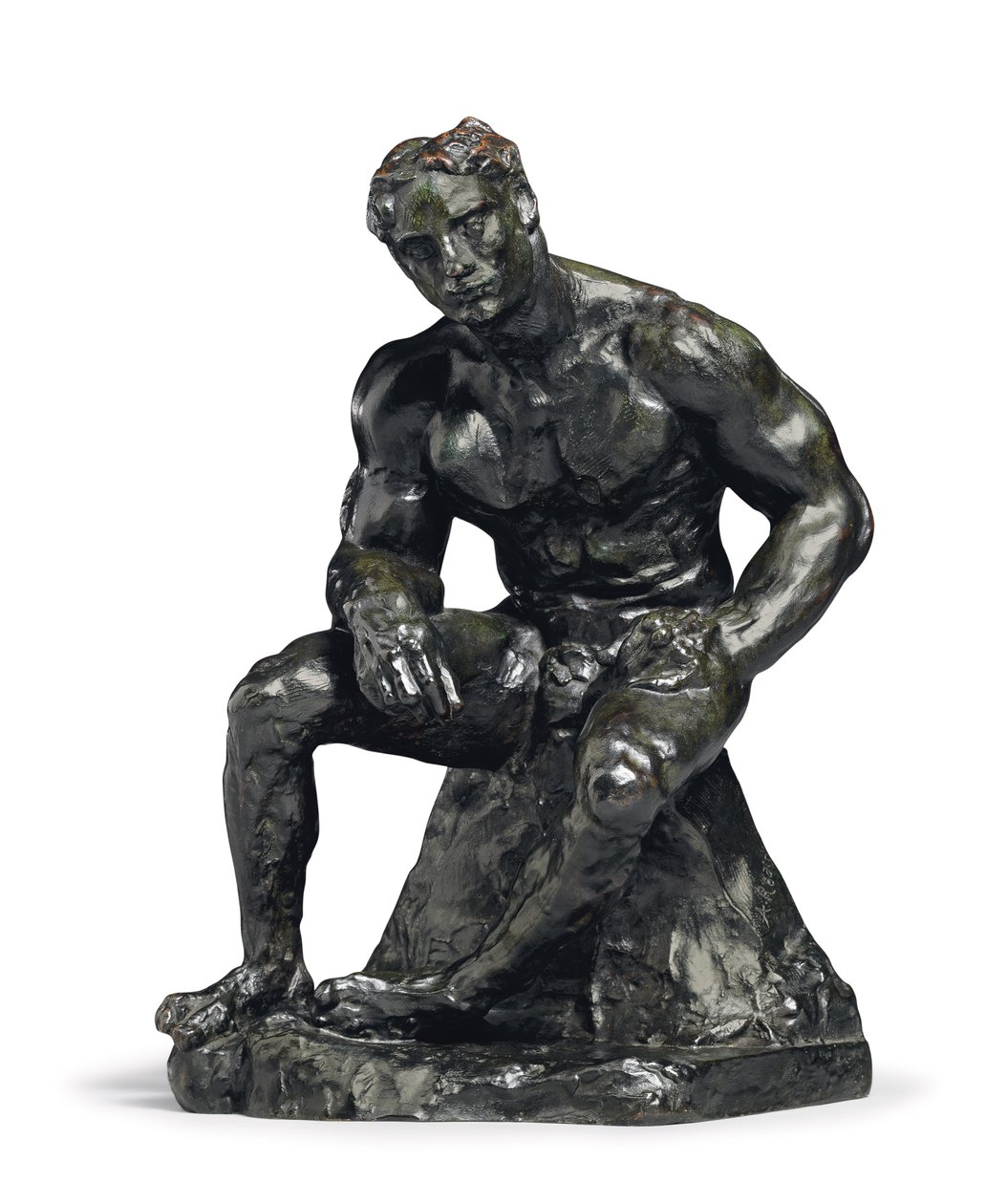 アメリカの運動選手;アスリート・アメリカイン、1901; c。 1927-1935 作： オーギュスト・ロディン