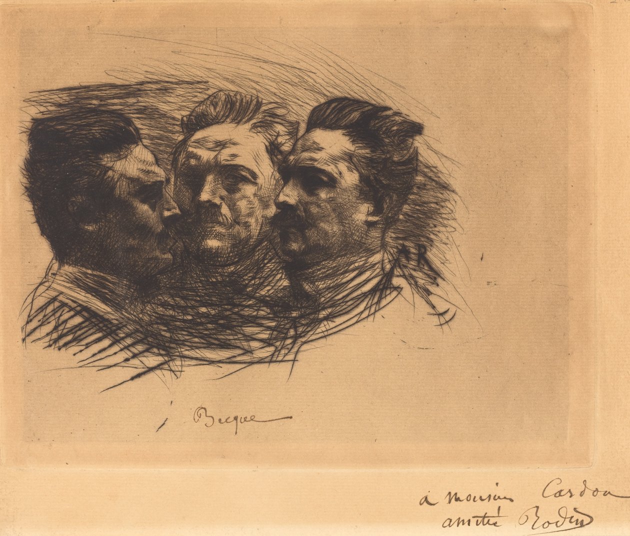 ヘンリー・ベック、1885年。 作： オーギュスト・ロディン